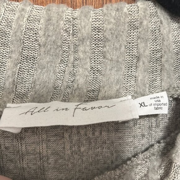 NWOT All in Favor Mock Neck Long Sleeve - Picture 3 of 6
